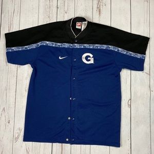 VINTAGE NIKE GEORGETOWN HOYAS WARMUP LARGE 90s